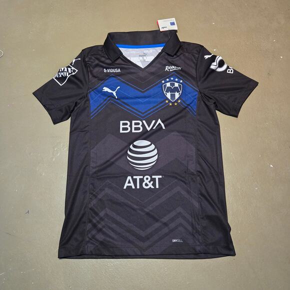 NWT Puma 2021 Monterrey Short Sleeve Alternate 3rd Jersey‎ in Black Size Small - Picture 2 of 6
